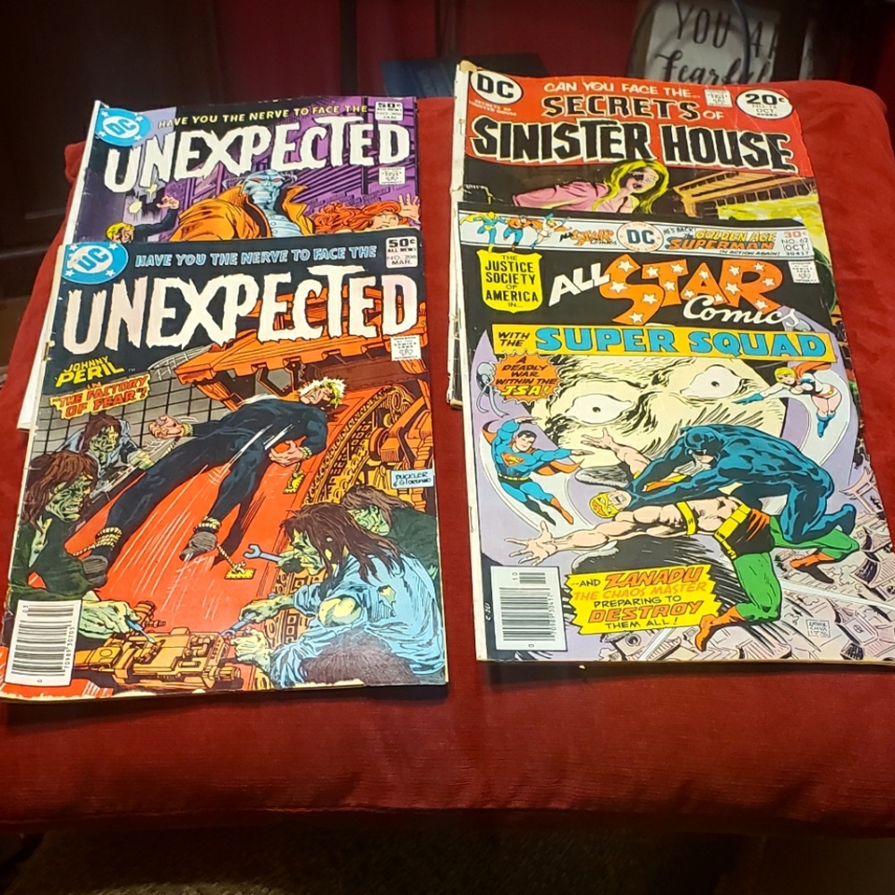 Lot of 3 Vintage DC Comic Books